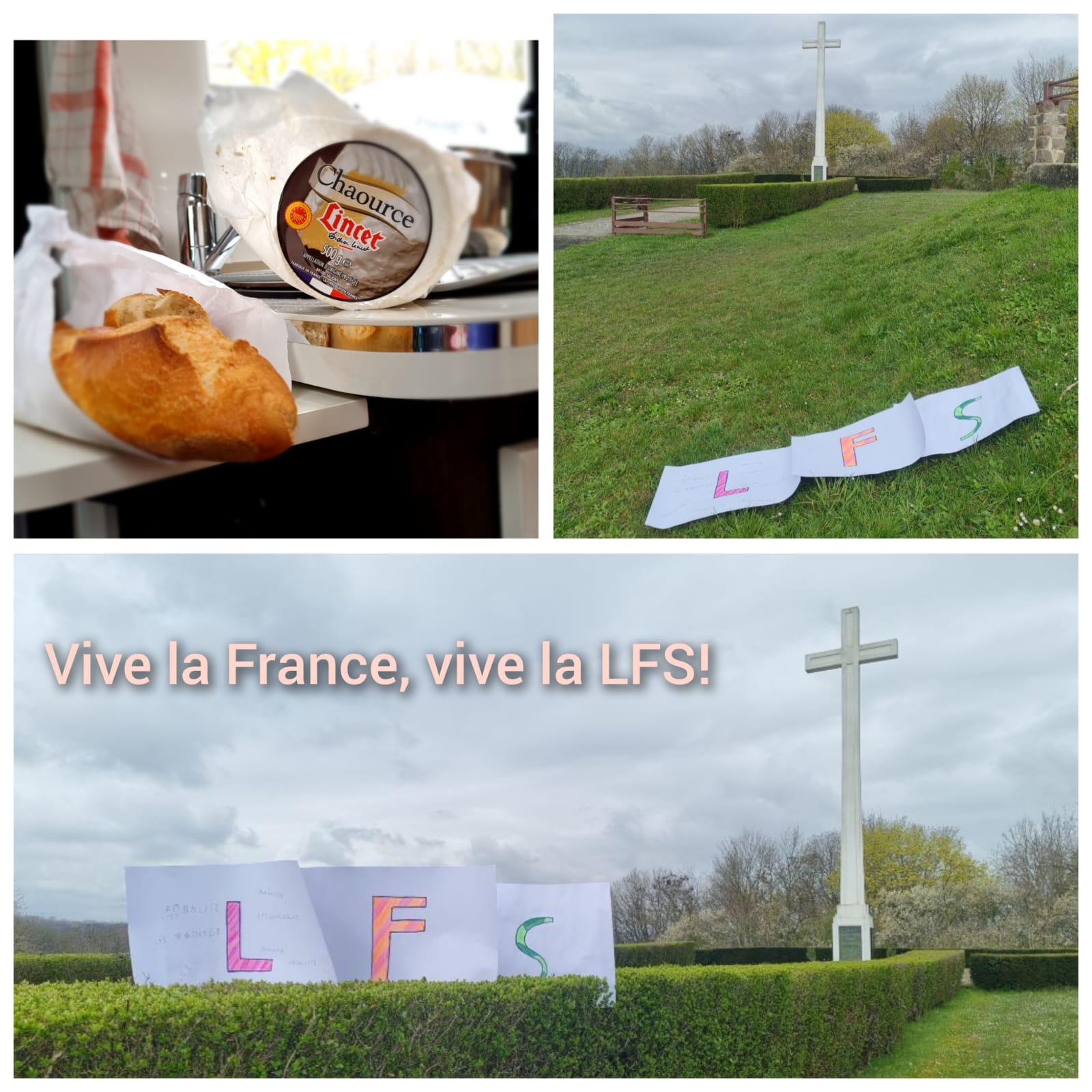 Bilder mit LFS Plakaten in Frankreich